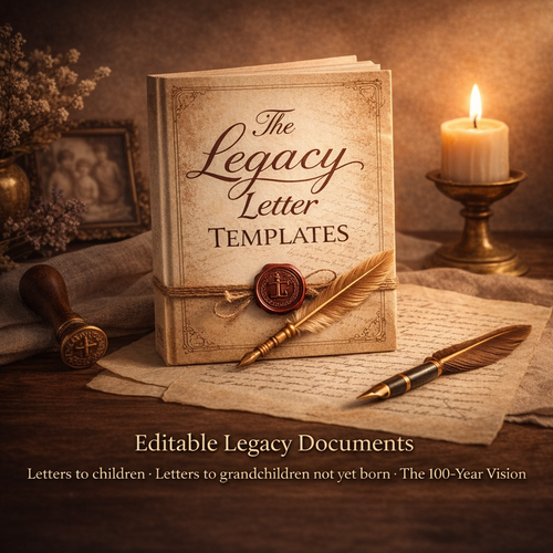 Bonus #3: The Legacy Letter Templates (Pre-written prayers for future generations)